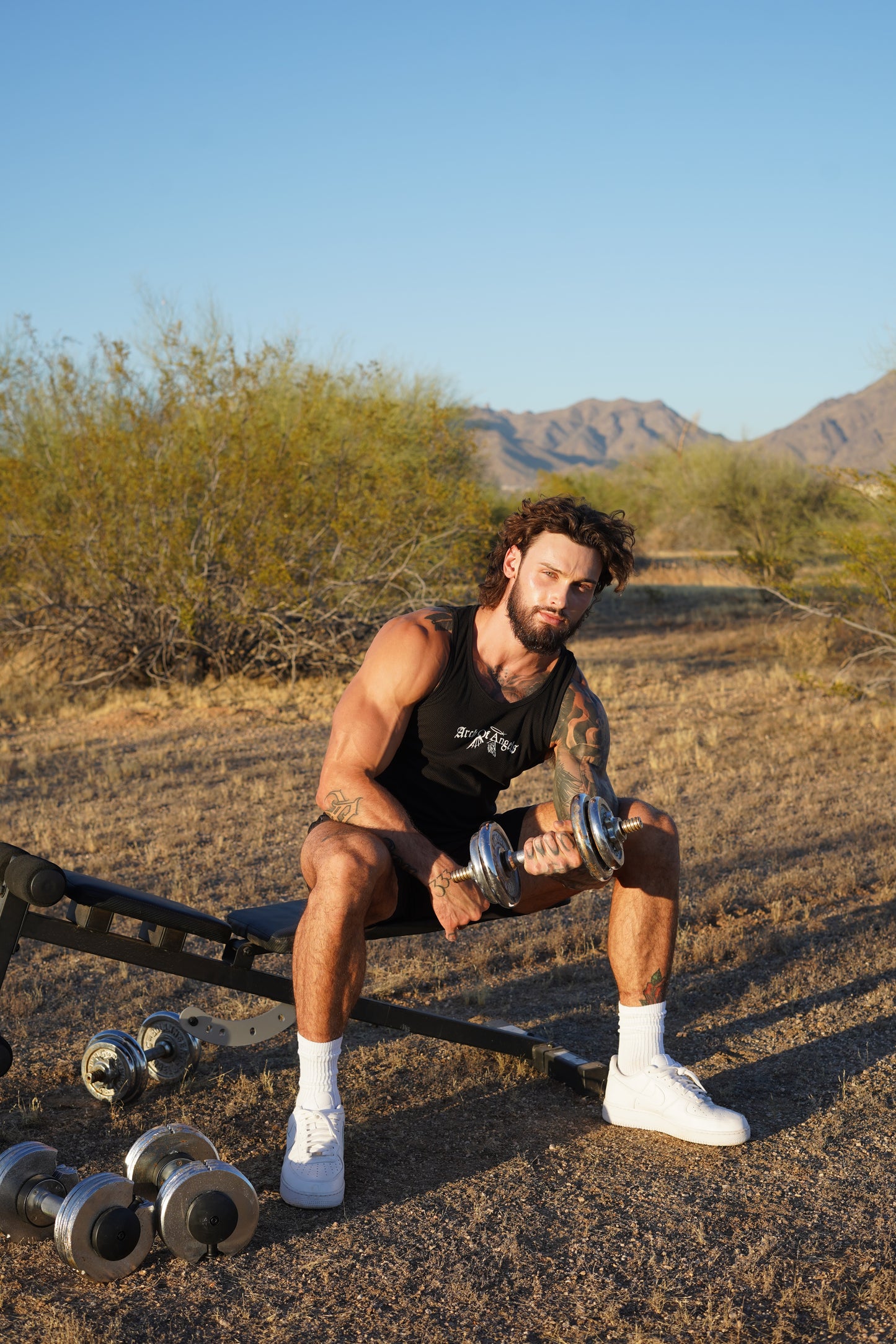 "WIFE PLEASER" Black Ribbed Tank Top